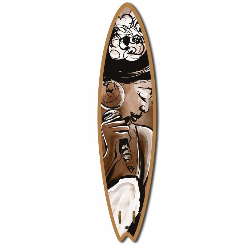 Surf décoratif – Jazz black woman