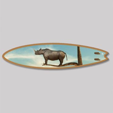 Surf décoratif - Rhino perché