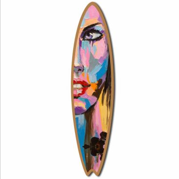 Surf décoratif - Visage style peinture à la spature