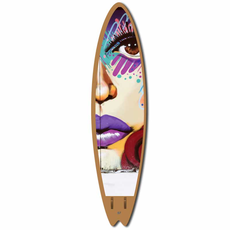 Surf décoratif – Visage purple