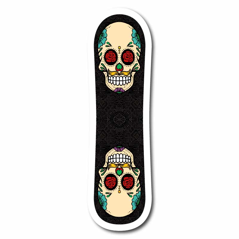 Skateboard décoratif - Calavera