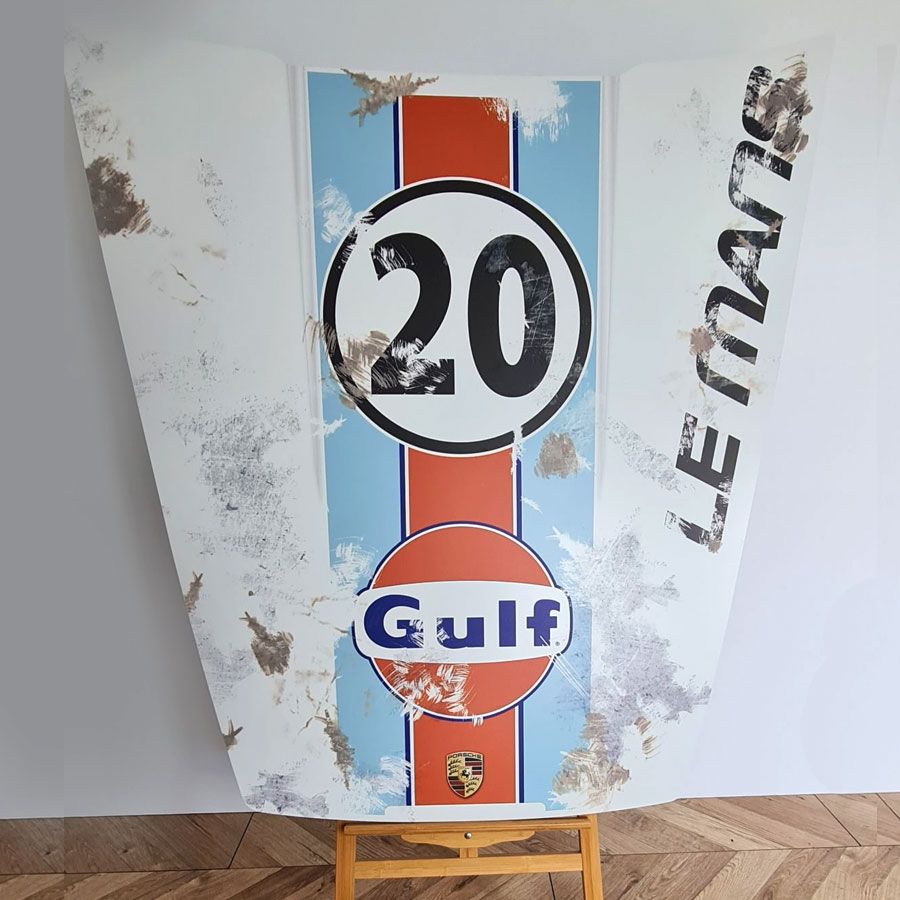 Capot Porsche 911 - Gulf Stone