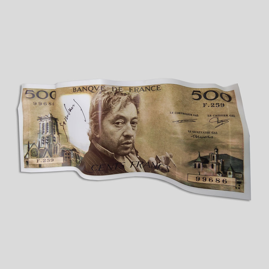 Billet de 500 Francs (Pascal) - Gainsbourg Géant