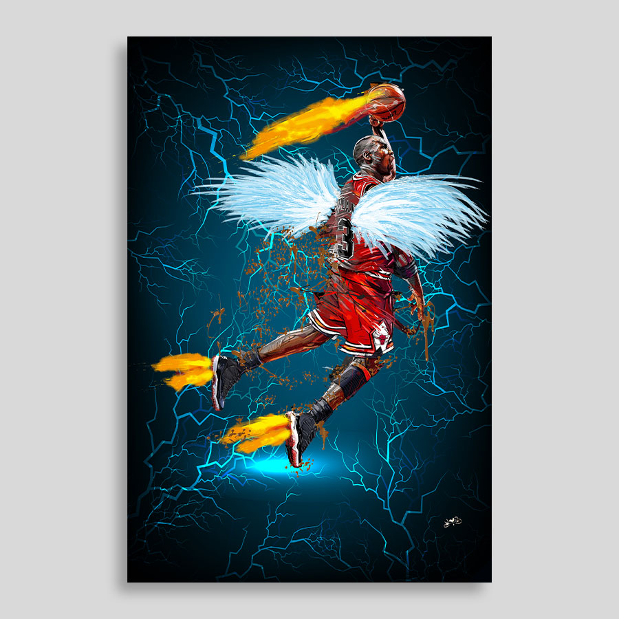 Tableaux décoratifs muraux - Forex - Michael Jordan