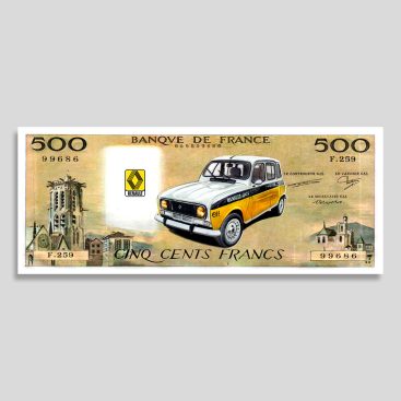 Billet de 500 Francs (Pascal) - Automobile