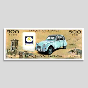 Billet de 500 Francs (Pascal) - Citroen 2C