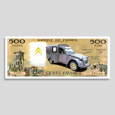 Billet de 500 Francs (Pascal) - Citroen Acadiane