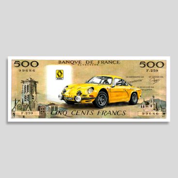 Billet de 500 Francs (Pascal) - Renault Alpine