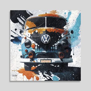 Tableaux décoratifs muraux - Forex encadré - Volkswagen Love