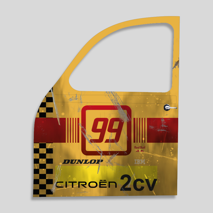 Portière 2CV - Racing