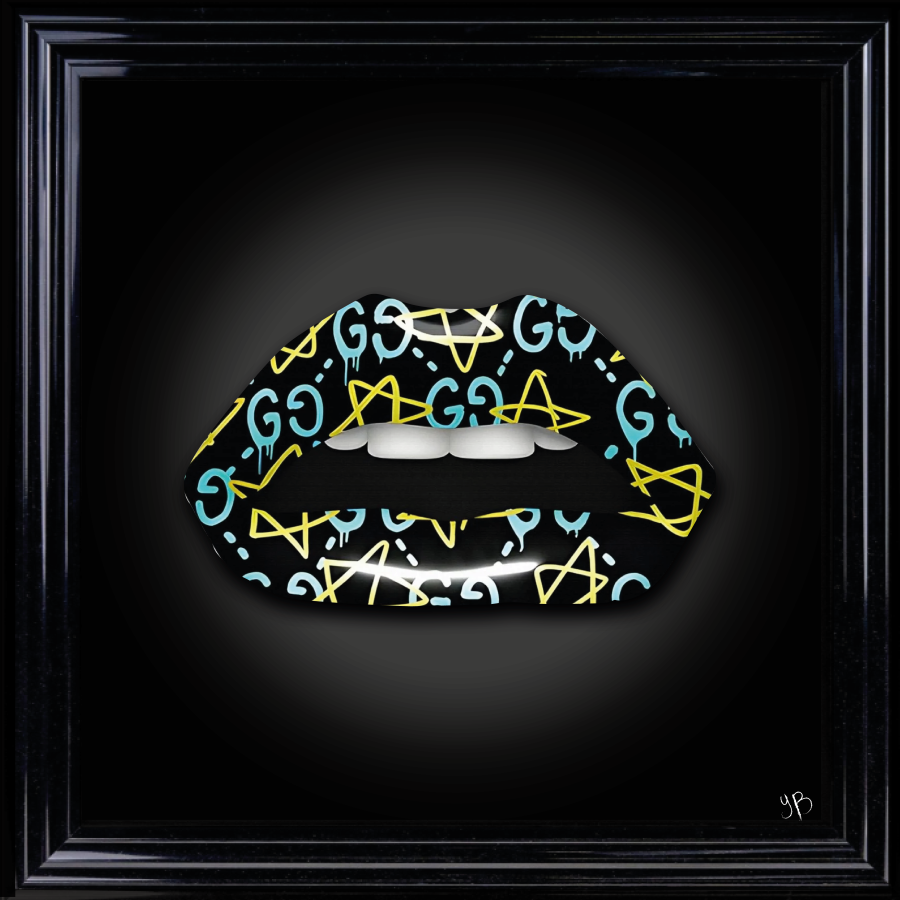 Collection Lips – Plexi encadré déporté – Tableaux décoratifs muraux