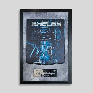 Tableau à composer - Capot Mustang encadré - GT500 Black & Night