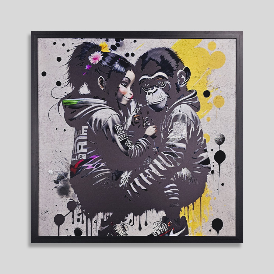 Tableaux décoratifs muraux - Forex - Couple Gorille