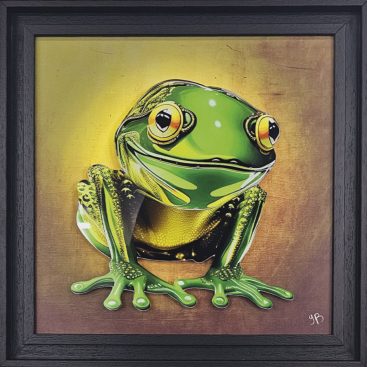 Grenouille – Plexi encadré déporté – Tableaux décoratifs muraux