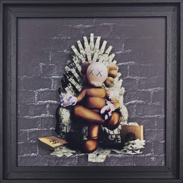 Kaws – Plexi encadré déporté – Tableaux décoratifs muraux