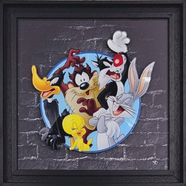 Looney Tunes – Plexi encadré déporté – Tableaux décoratifs muraux