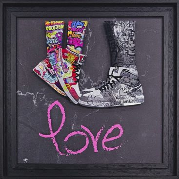 Love – Plexi encadré déporté – Tableaux décoratifs muraux