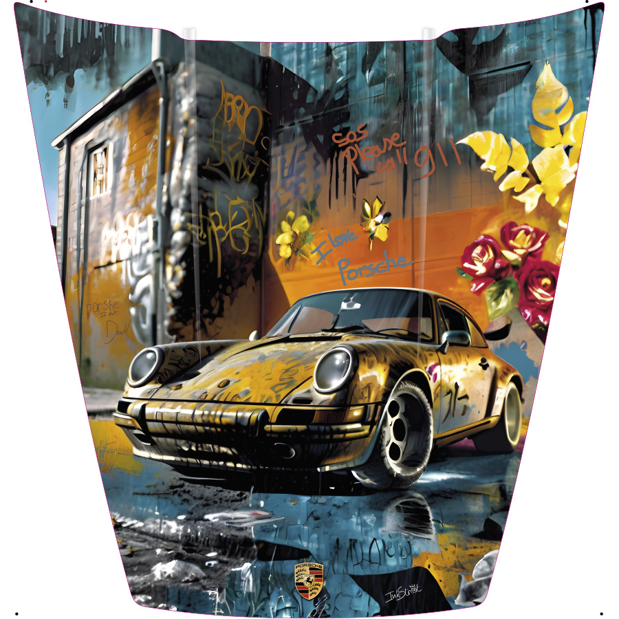 Capot Porsche 911 - Sos call 911