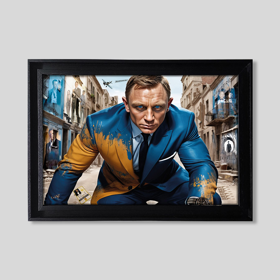 007 Daniel Craig - Forex - Tableaux décoratifs muraux