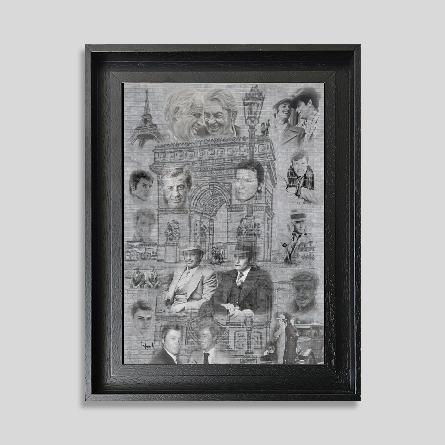 Belmondo & Delon - Forex - Tableaux décoratifs muraux