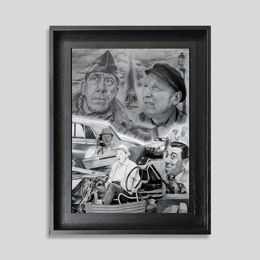 Fernandel & Bourvil - Forex - Tableaux décoratifs muraux