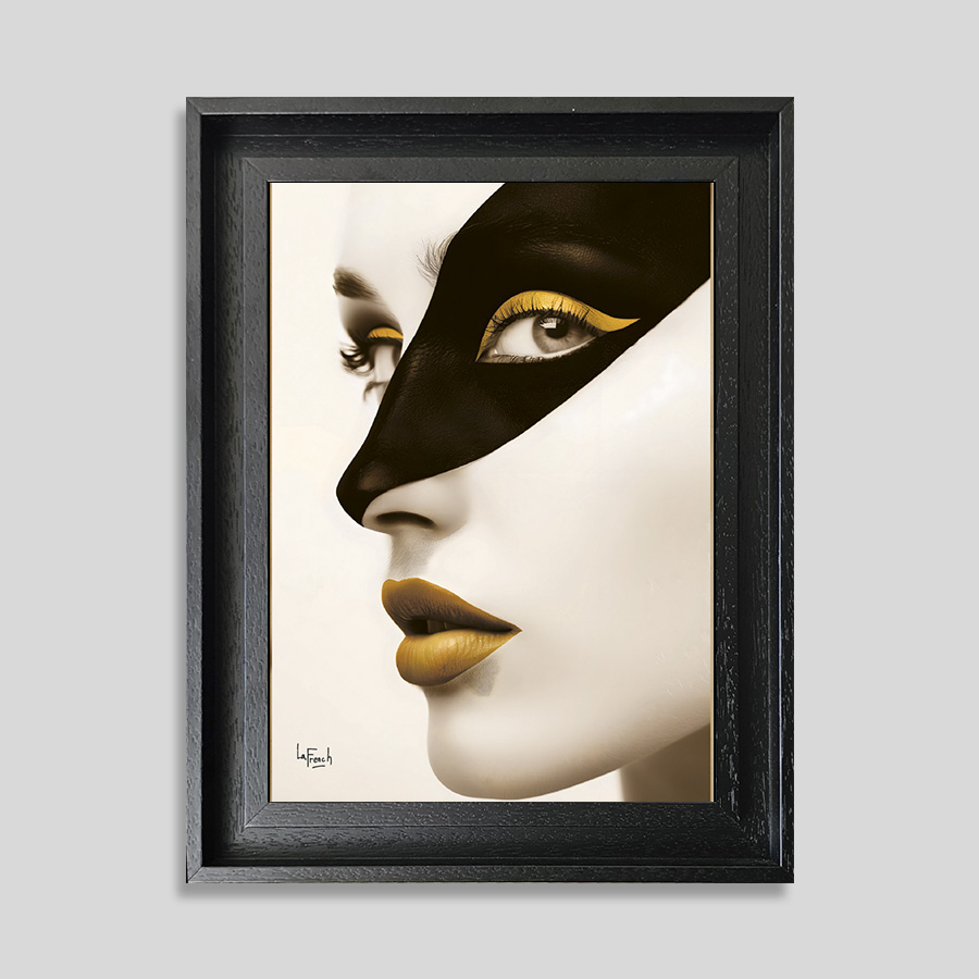 Visage nude et gold - Forex - Tableaux décoratifs muraux