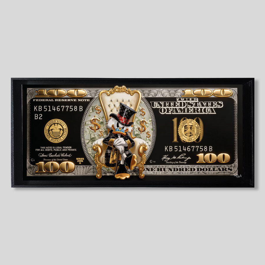 Dollar Luxe Picsou - Forex - Tableaux décoratifs muraux