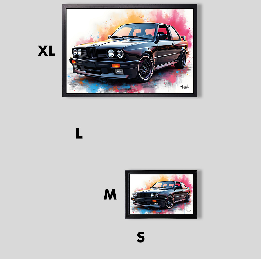 BM black on color - Forex - Tableaux décoratifs muraux – Image 2