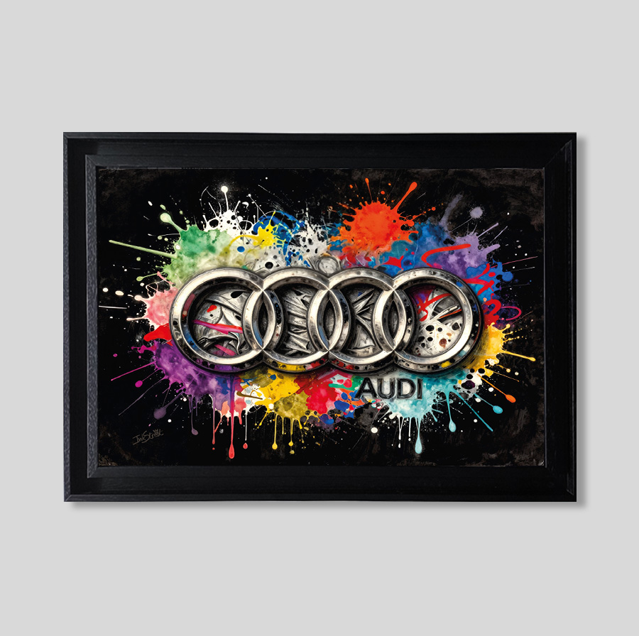 Audi logo - Forex - Tableaux décoratifs muraux