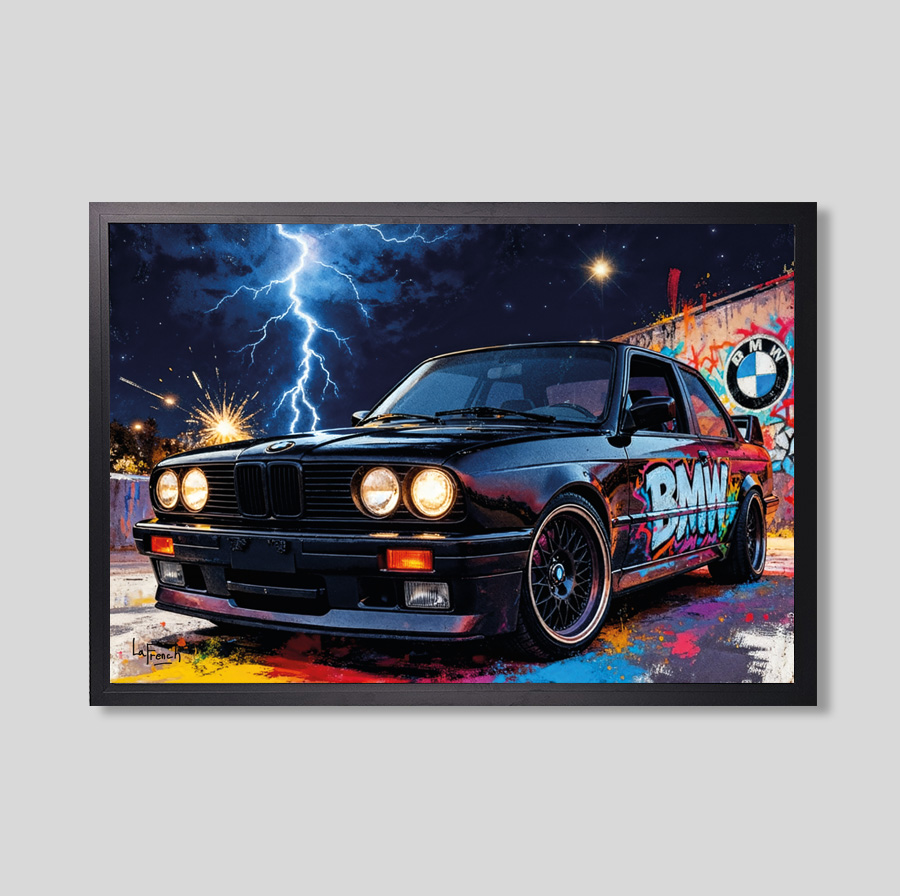 BMW foudre - Forex - Tableaux décoratifs muraux