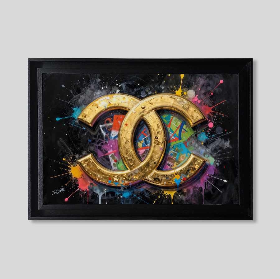 Chanel or logo - Forex - Tableaux décoratifs muraux