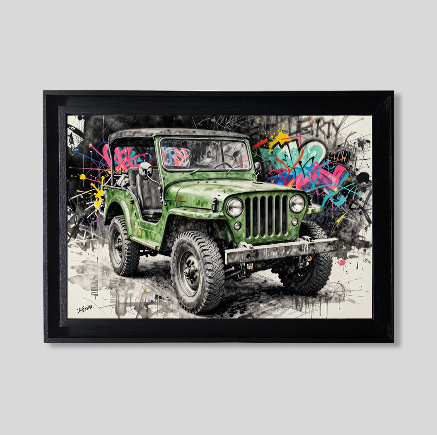 Jeep Willys - Forex - Tableaux décoratifs muraux