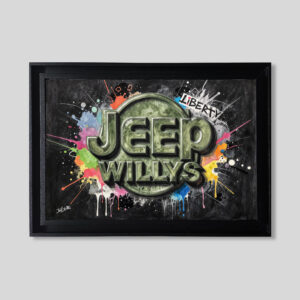 Logo Jeep Willys - Forex - Tableaux décoratifs muraux