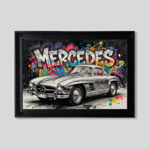 Mercedes 300SL - Forex - Tableaux décoratifs muraux