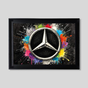 Mercedes logo - Forex - Tableaux décoratifs muraux