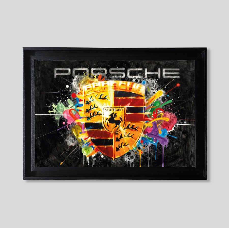 Porsche logo - Forex - Tableaux décoratifs muraux