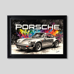 Porsche singer silver - Forex - Tableaux décoratifs muraux