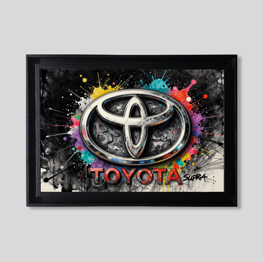 Toyota Supra logo - Forex - Tableaux décoratifs muraux