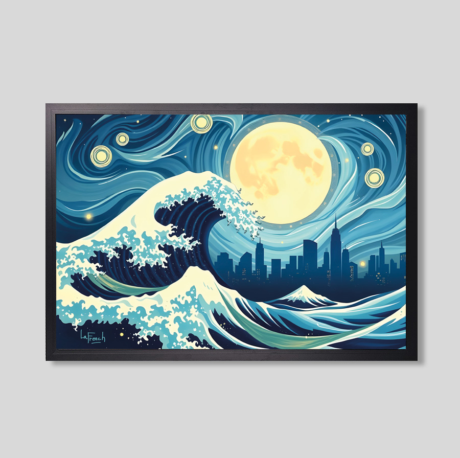 La vague Gogh - Forex - Tableaux décoratifs muraux